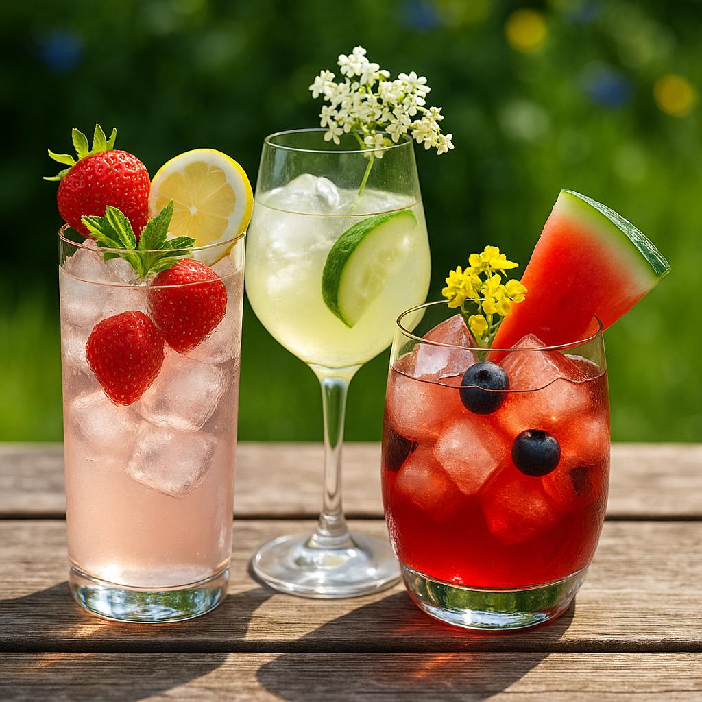 Tre perfekta midsommardrinkar 2025 som smakar svensk sommar i glasform